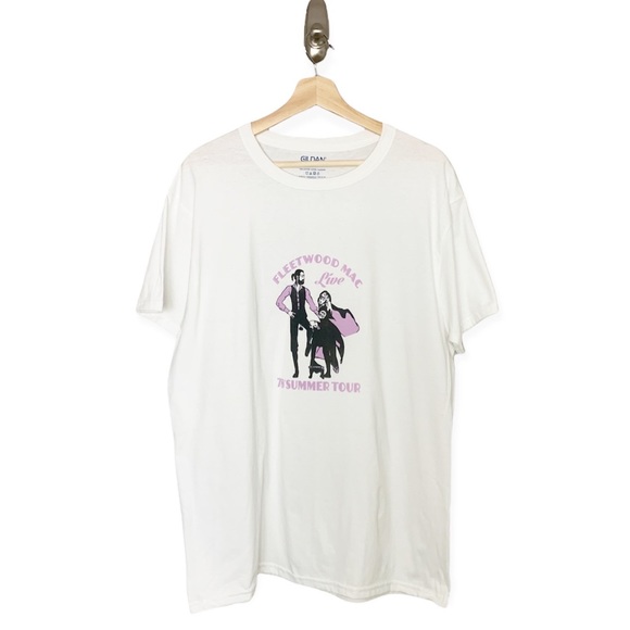 #19 - NWT Fleetwood Mac Live 78’ Summer Tour White T-Shirt - Large - Picture 1 of 4